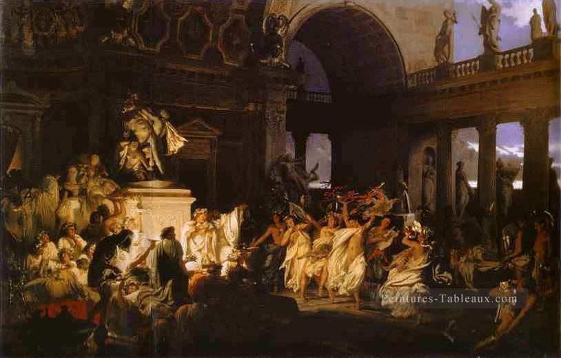 Orgie romaine au temps des Césars Roman Grec Polonais Henryk Siemiradzki Peintures à l'huile